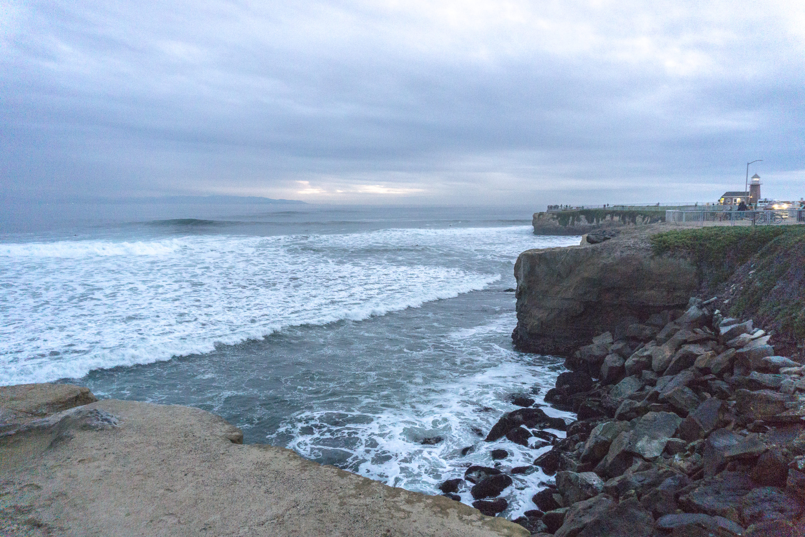 Rochers à Santa Cruz, Californie