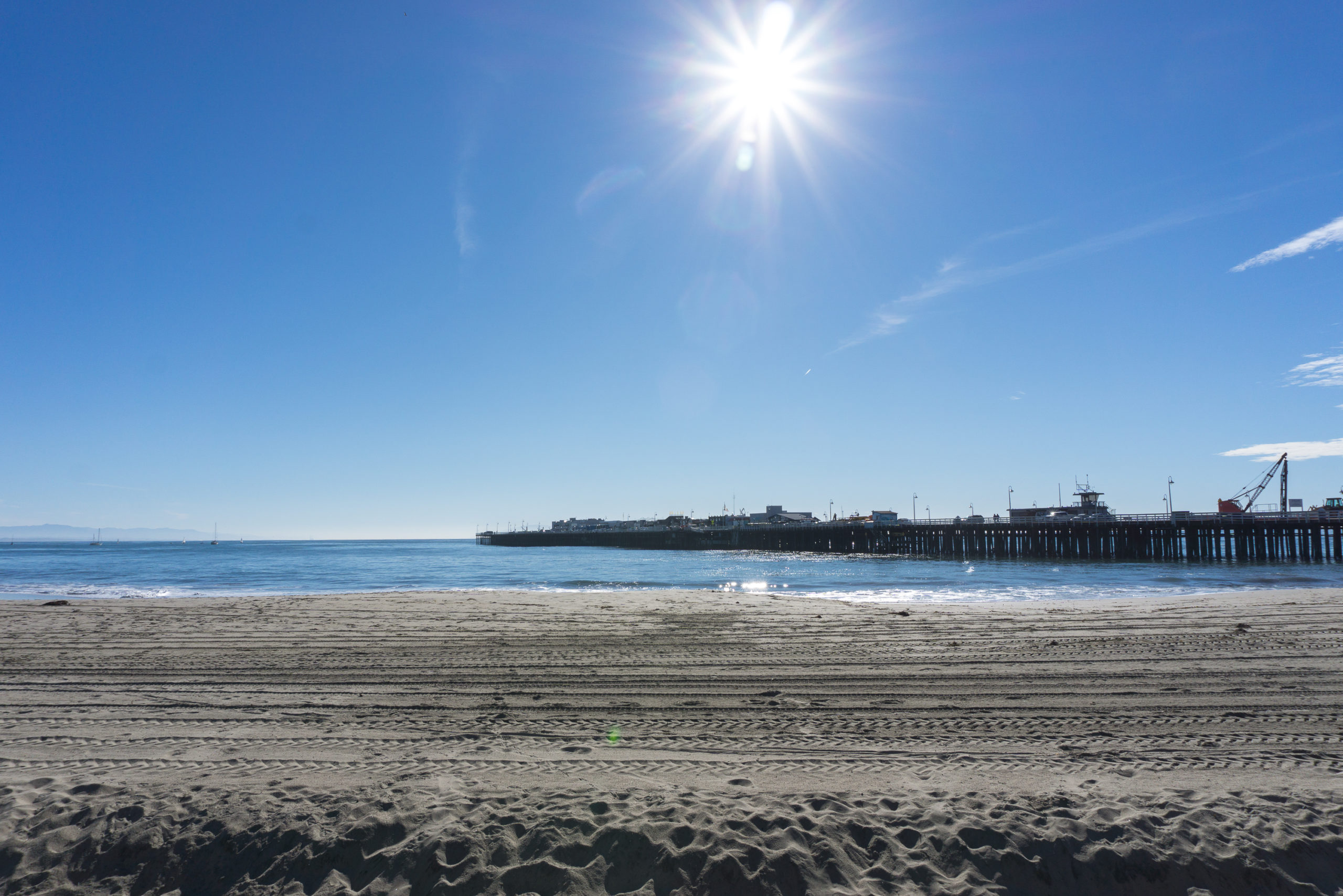 Plage de Santa Cruz, Californie, États-Unis