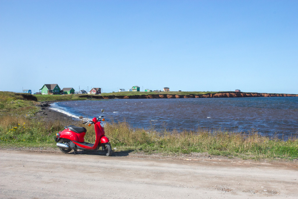 Scooter, iles de la Madeleine