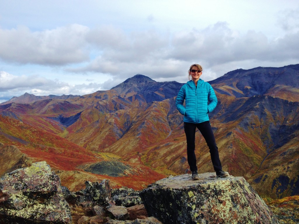 Frédérique dans les Tombstone, Canada