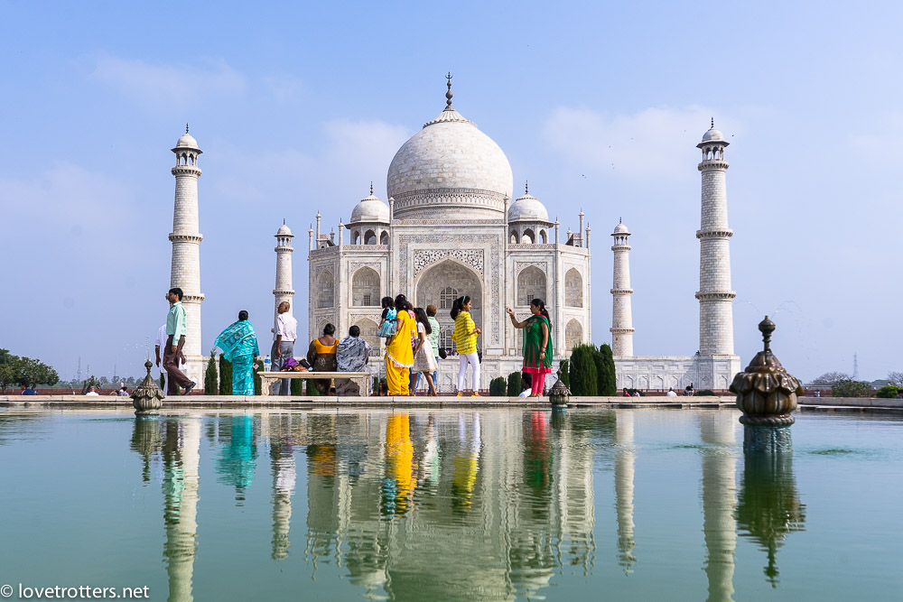 Love Trotters en Inde au Taj Mahal