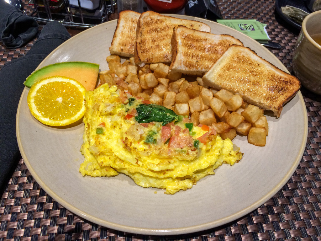 Omelette du brunch du Franks Bar & Grill