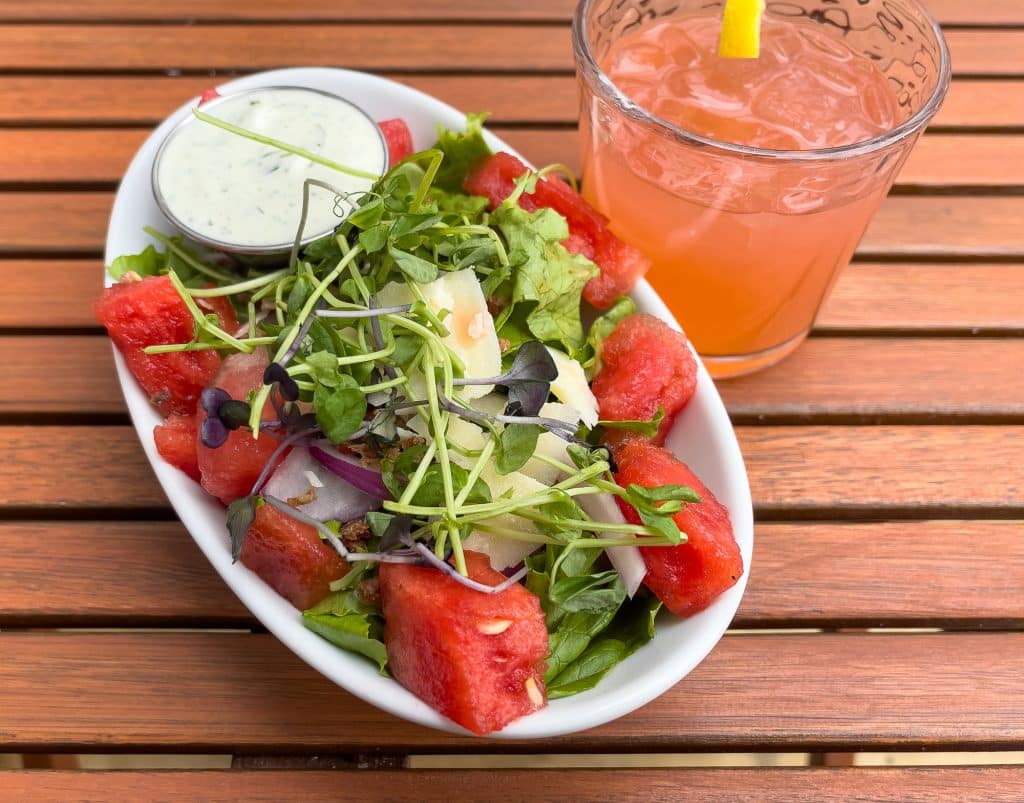 Salade de melons au Café Flora