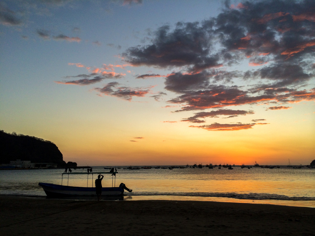 Coucher de soleil San Juan del Sur