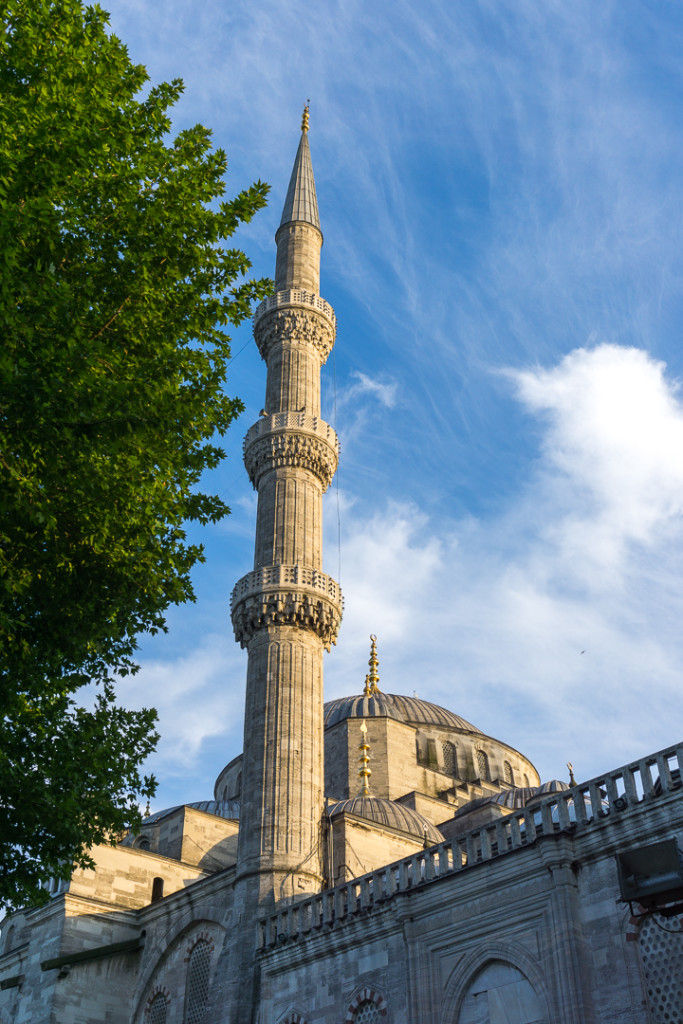 Minaret de la mosquee bleue dIstanbul