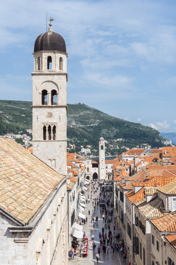 Placa - rue principale touristique de Dubrovnik