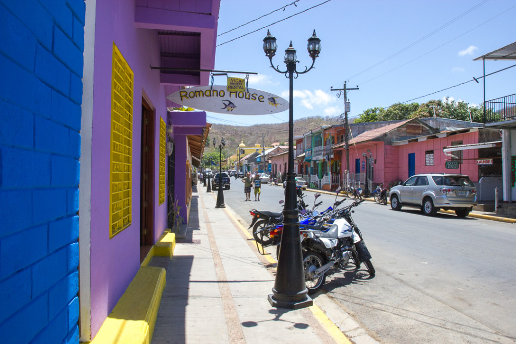 San Juan del Sur - rues colorees