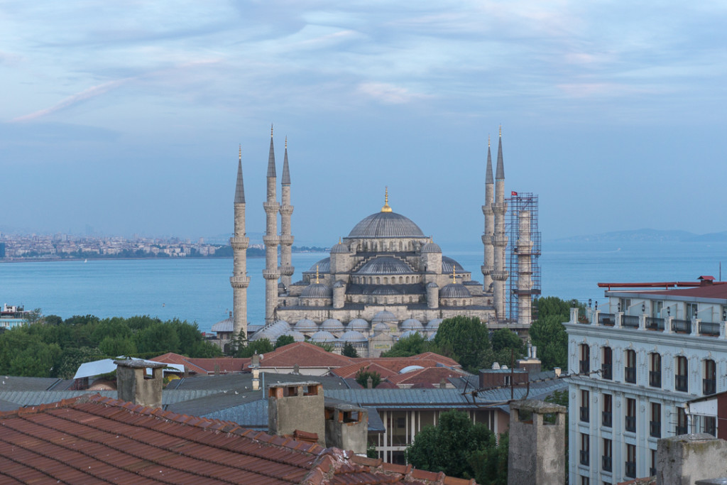 Superbe vue sur la mosquee bleue - Pierre Loti Hotel