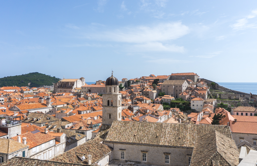 Vue aerienne de Dubrovnik