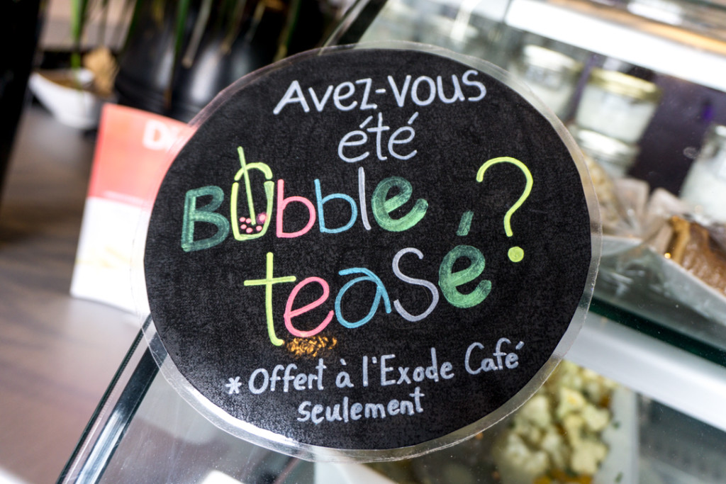 Exode Cafe - Jennifer Dore Dallas - bubble tea