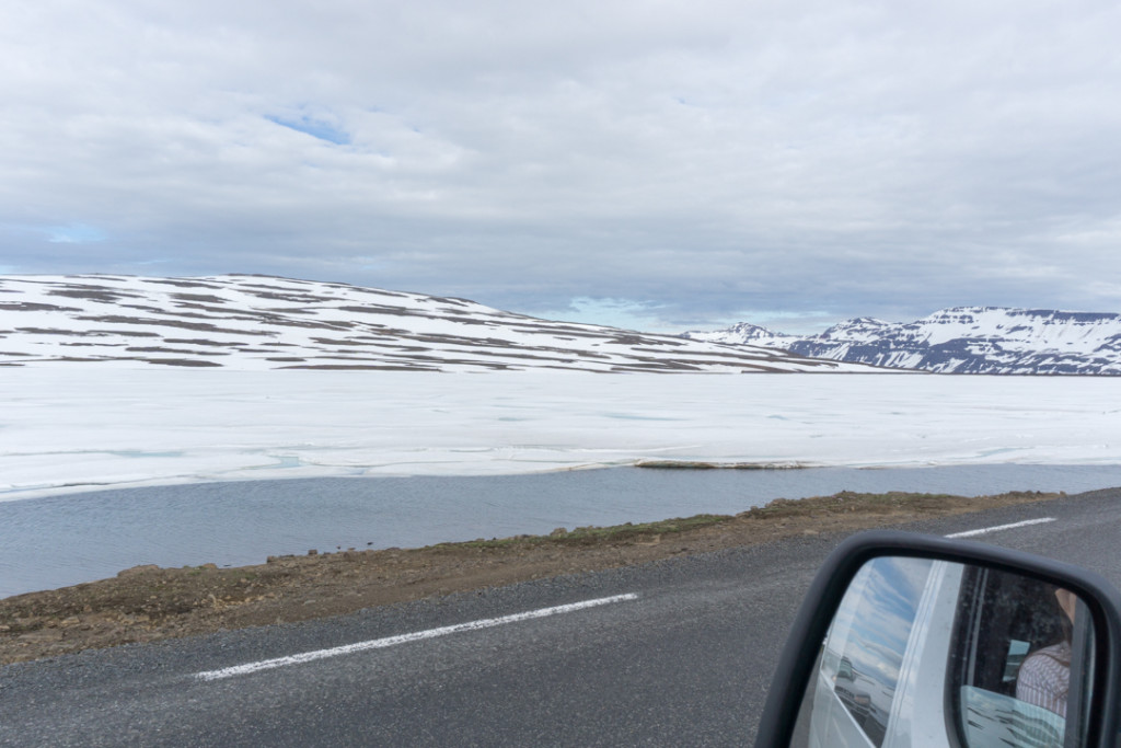 Sommets enneigés - Fjords de lest Islande