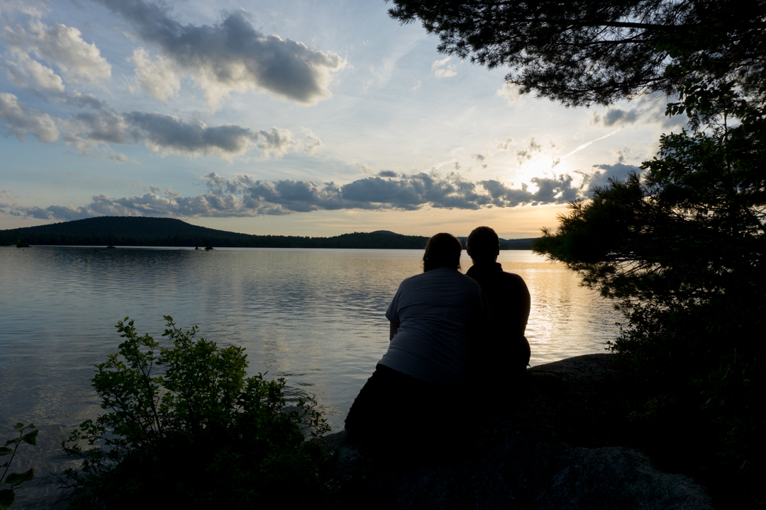 Week-end en amoureux au coucher de soleil