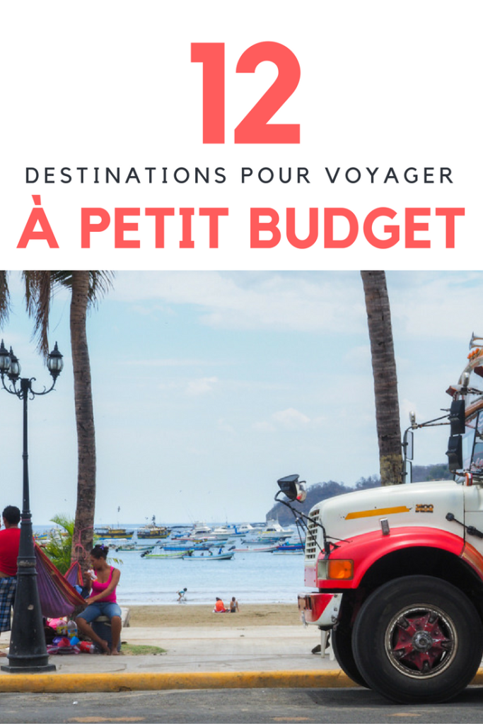 12 destinations pour voyager à petit budget