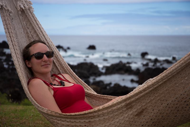 Amandine d'Un sac sur le dos à l'Île de Pâques