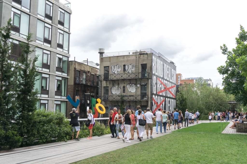 Art public sur le Highline