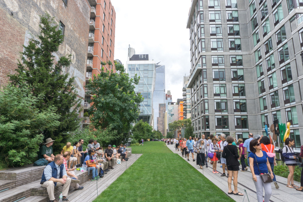 Espace vert de la Highline de New York