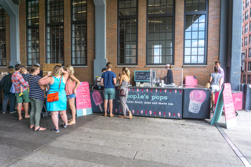 Kiosques sur la Highline