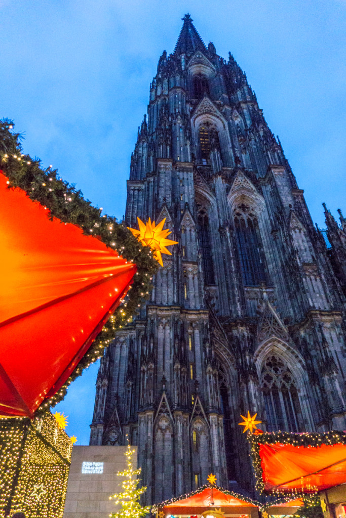 Marché de Noël - Dom de Cologne, Allemagne