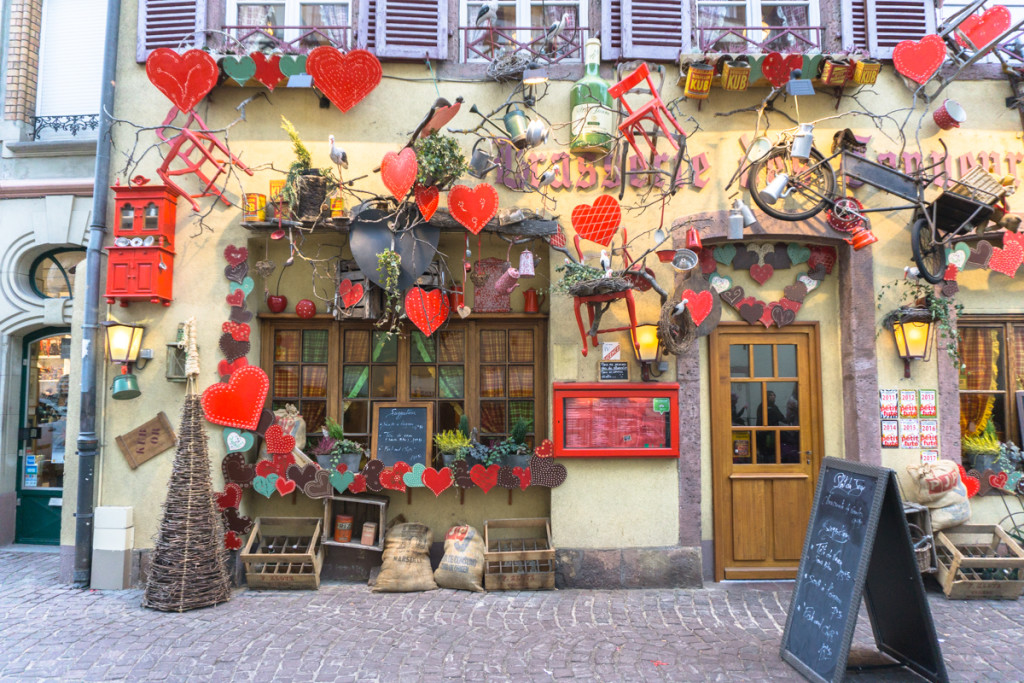 Rues du marché de Noël de Colmar