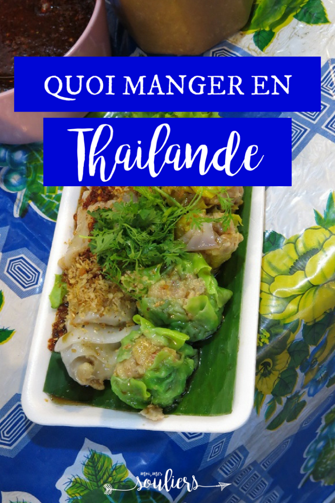 Quoi manger en Thaïlande?