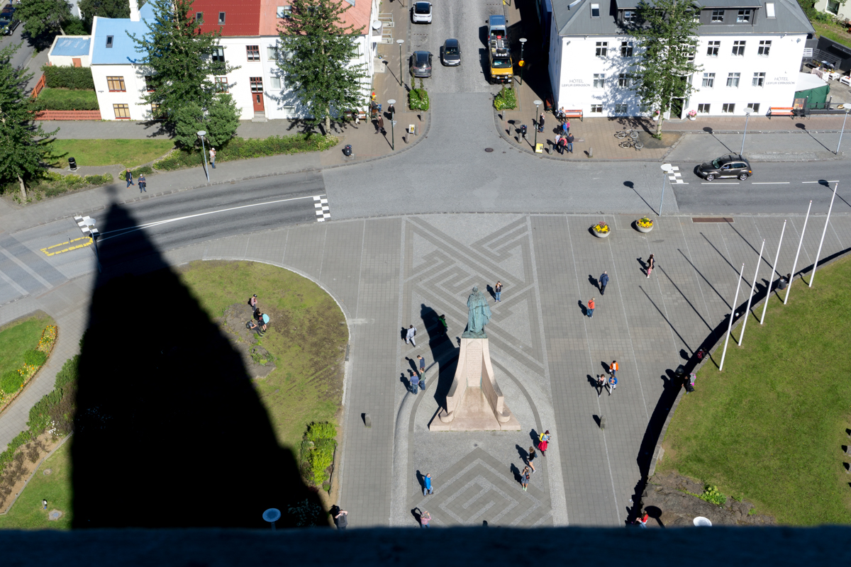 Observatoire de la Hallgrimskirkja de Reykjavik