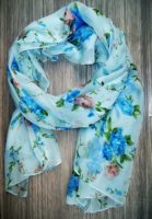 Foulard fleuri