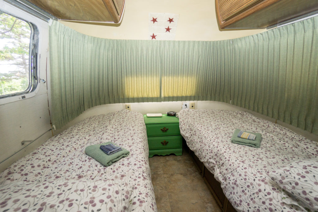 Chambre à coucher du Airstream vintage