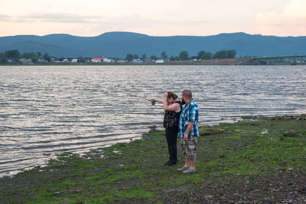 Tentative de pêche à la mouche sur la rivière Restigouche de Campbellton