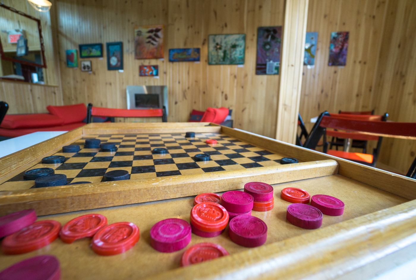 Jeu de dames du café de Pio