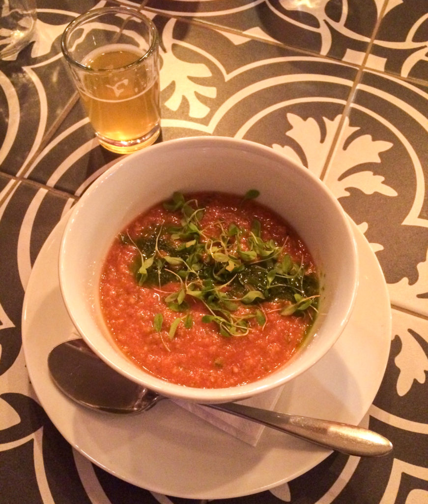 Gaspacho de Sutton Brouerie - Quoi manger dans les Cantons-de-l'Est