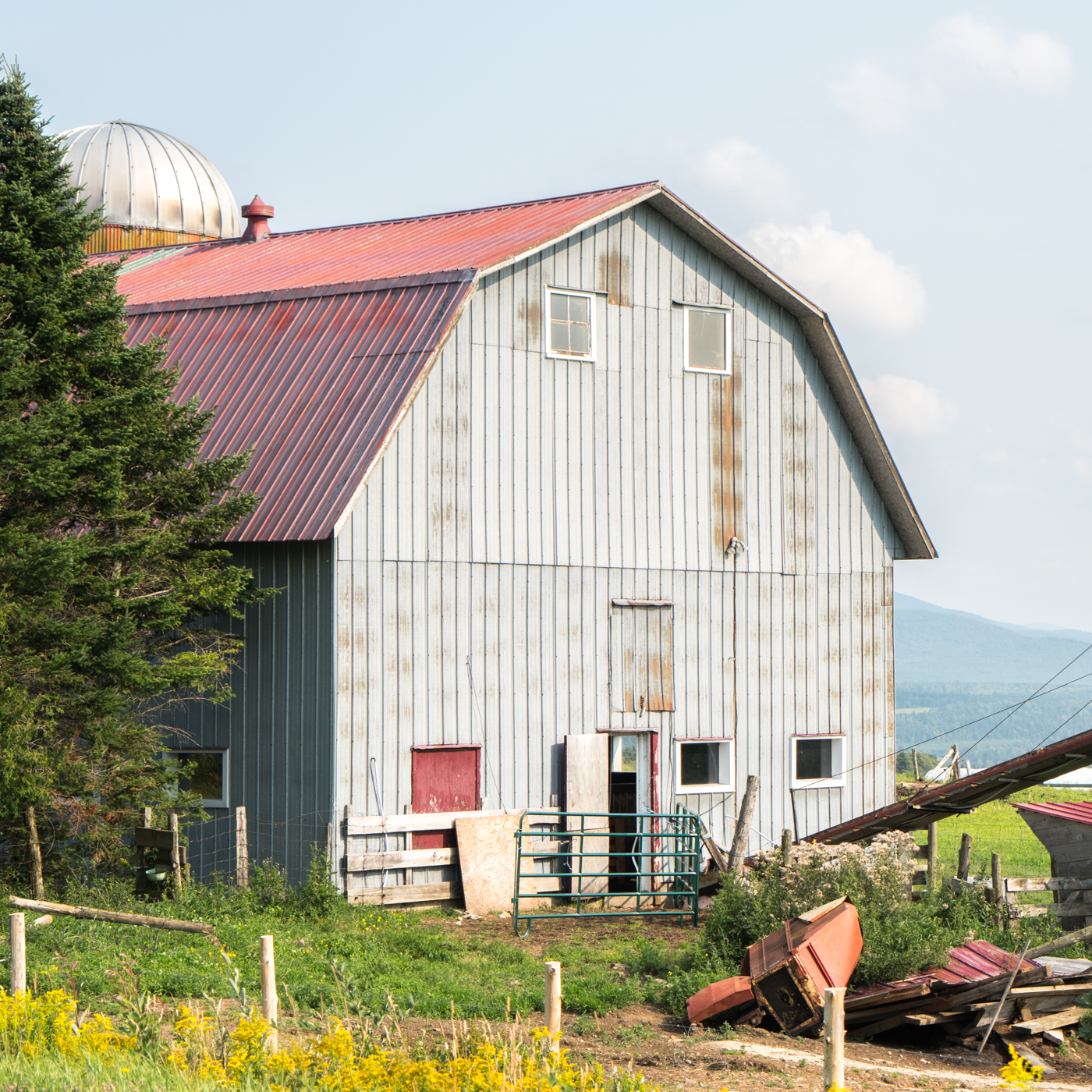 Grange dans le région de Mégantic