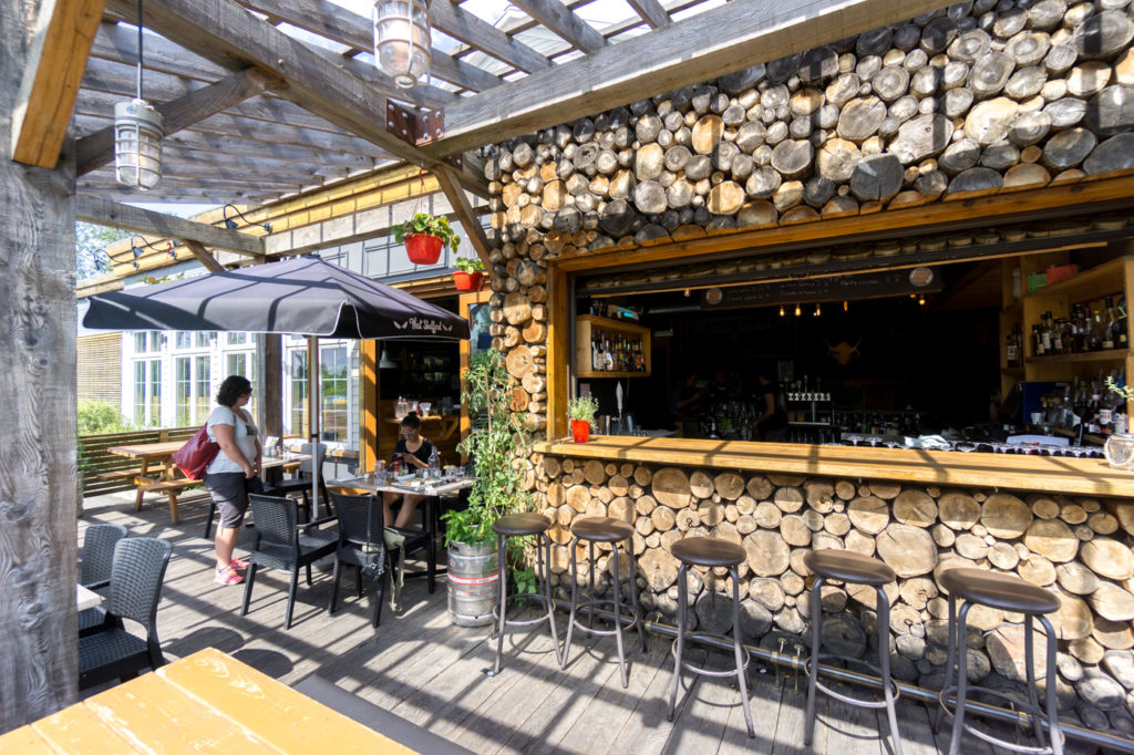 Terrasse du Edgar Hyperlodge à Bromont