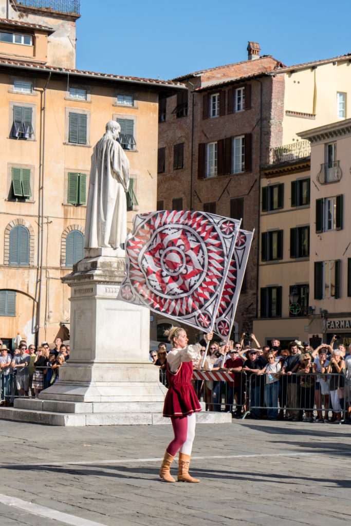 Traditionnel Palio di Lucca en Italie