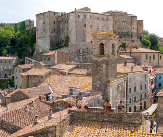 Panorama de Sorano - À faire en Toscane - Masso Leopoldino