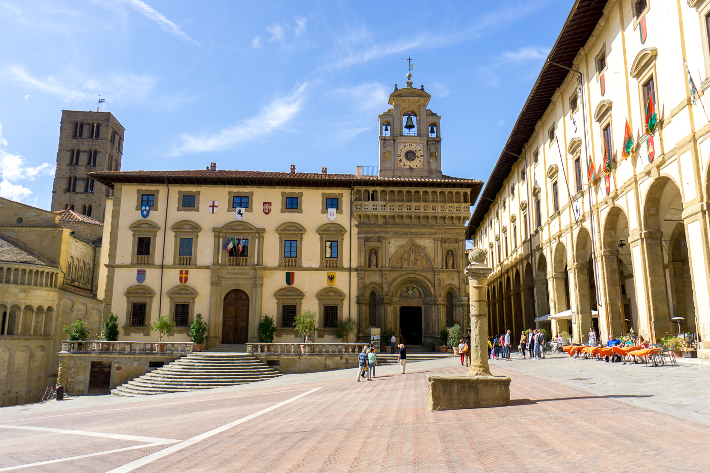 Place principale d'Arezzo - Quoi faire en Toscane