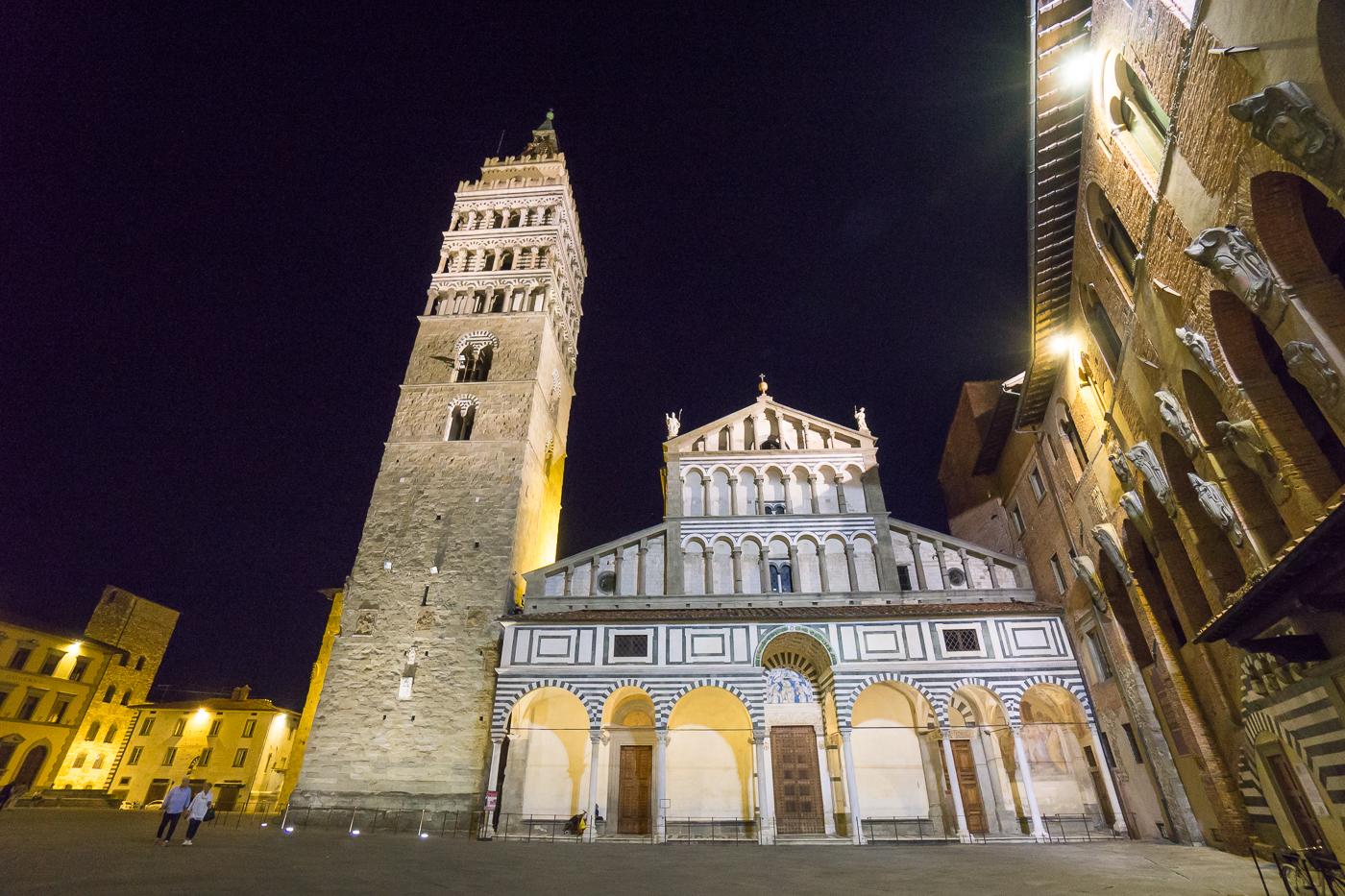 Place principale de Pistoia, Toscane - Village incontournable