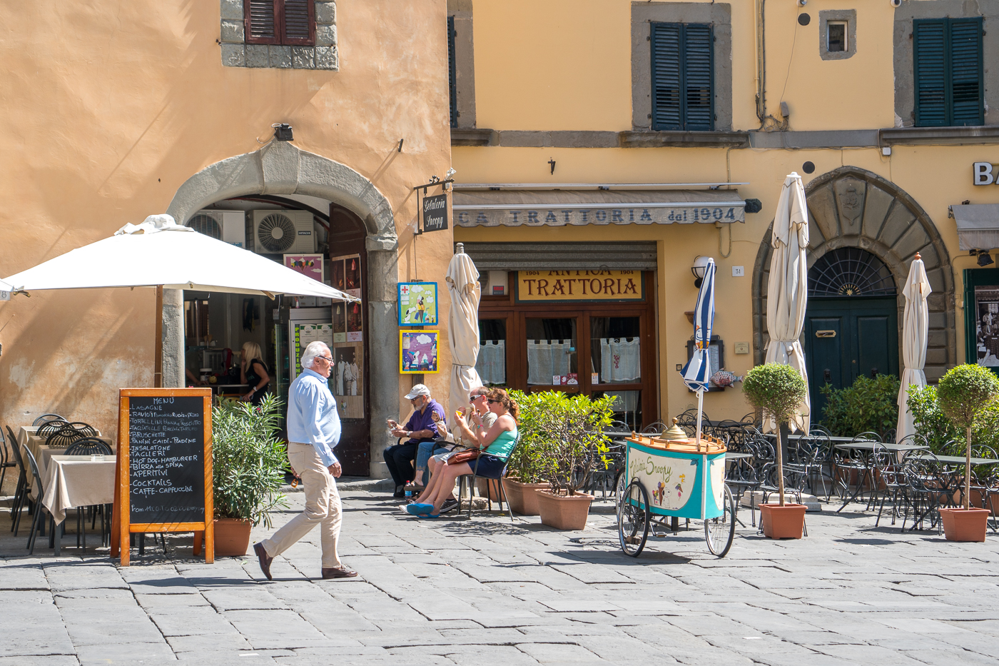 Terrasse de Cortona - Incontournables en Toscane