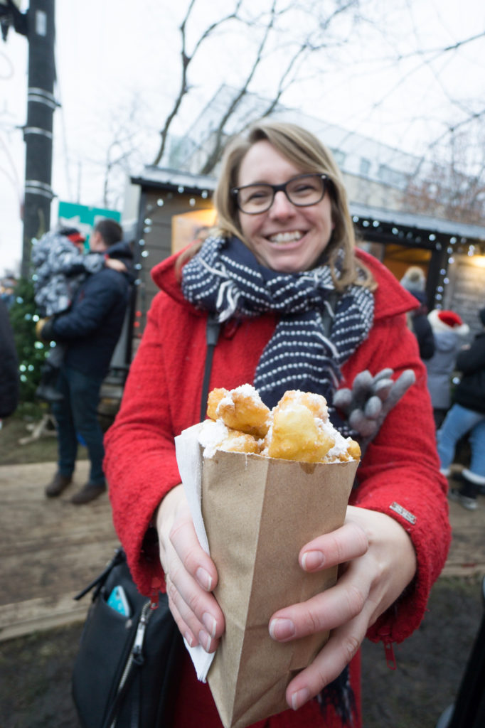 Marché de Noël de L'Assomption - crêpes soufflées