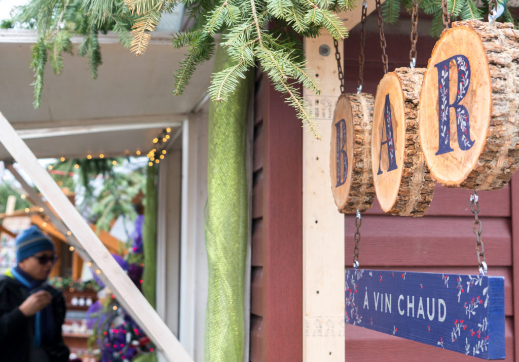 Bar à vin chaud - Gluhwein - Quoi boire dans les marchés de Noël au Québec