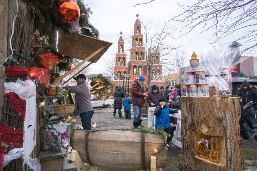 Marchés de Noël de Joliette - buche et entrée