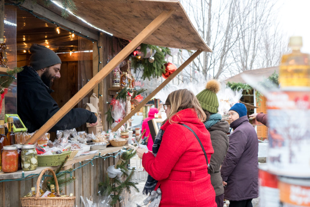 Marchés de Noël de Joliette - cabane à sucre