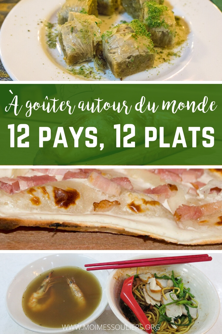 12 pays 12 plats à goûter autour du monde