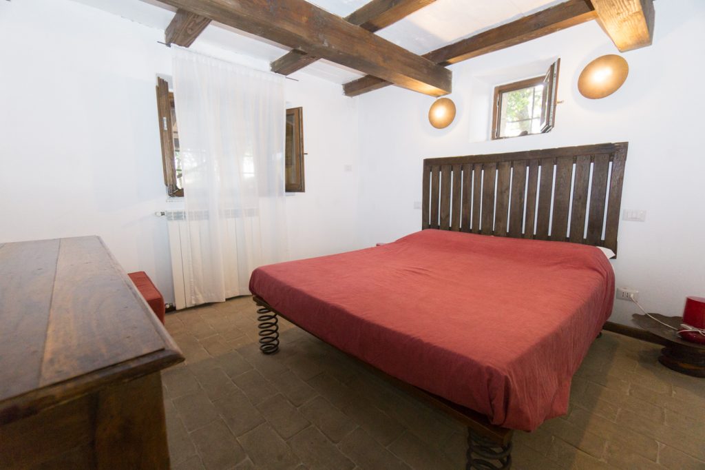 Lit de la chambre - Agriturismo biologico Sant'Egle - Sorano, Toscane