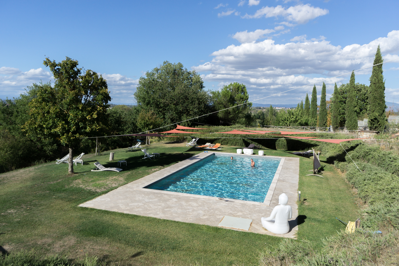 Piscine creusée - où dormir en Toscane - Siena House