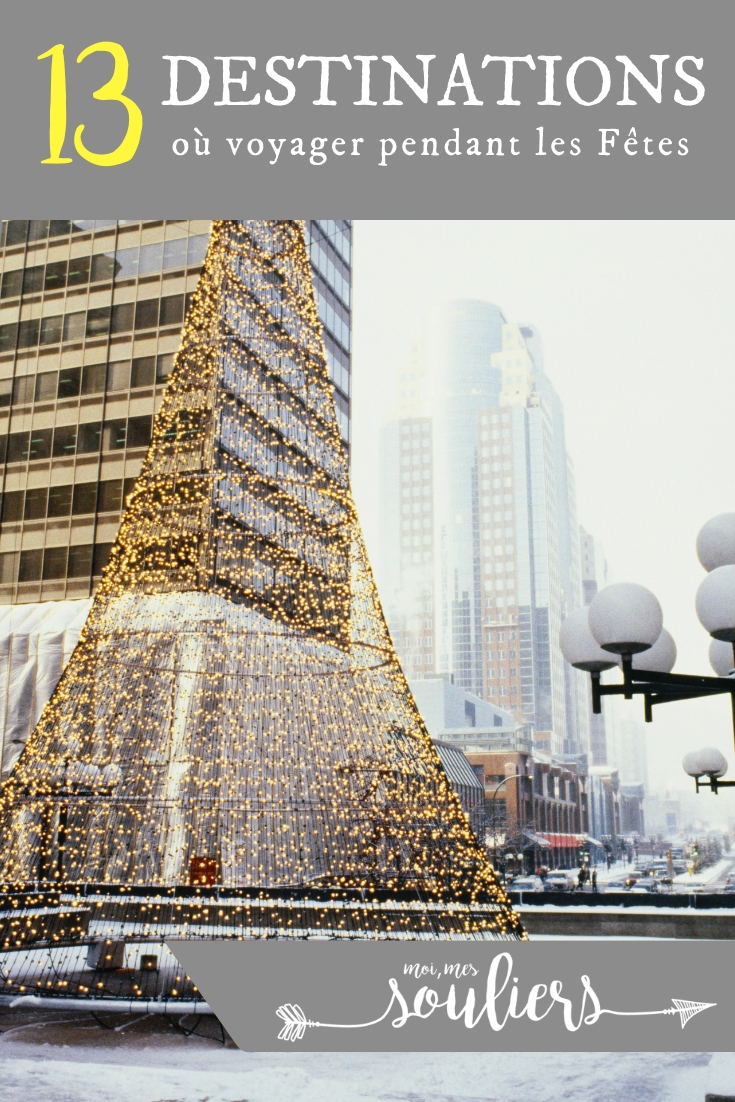 13 top destinations où partir en voyage à Noël ou au Nouvel An