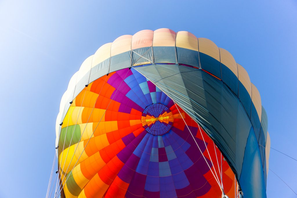 Ballon de la montgolfière en Arizona