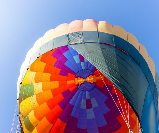 Ballon de la montgolfière en Arizona