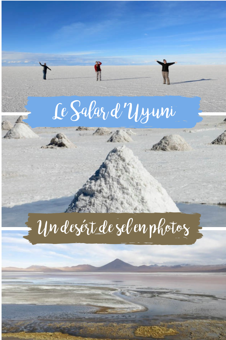 Le Salar Uyuni, désert de sel en Bolivie