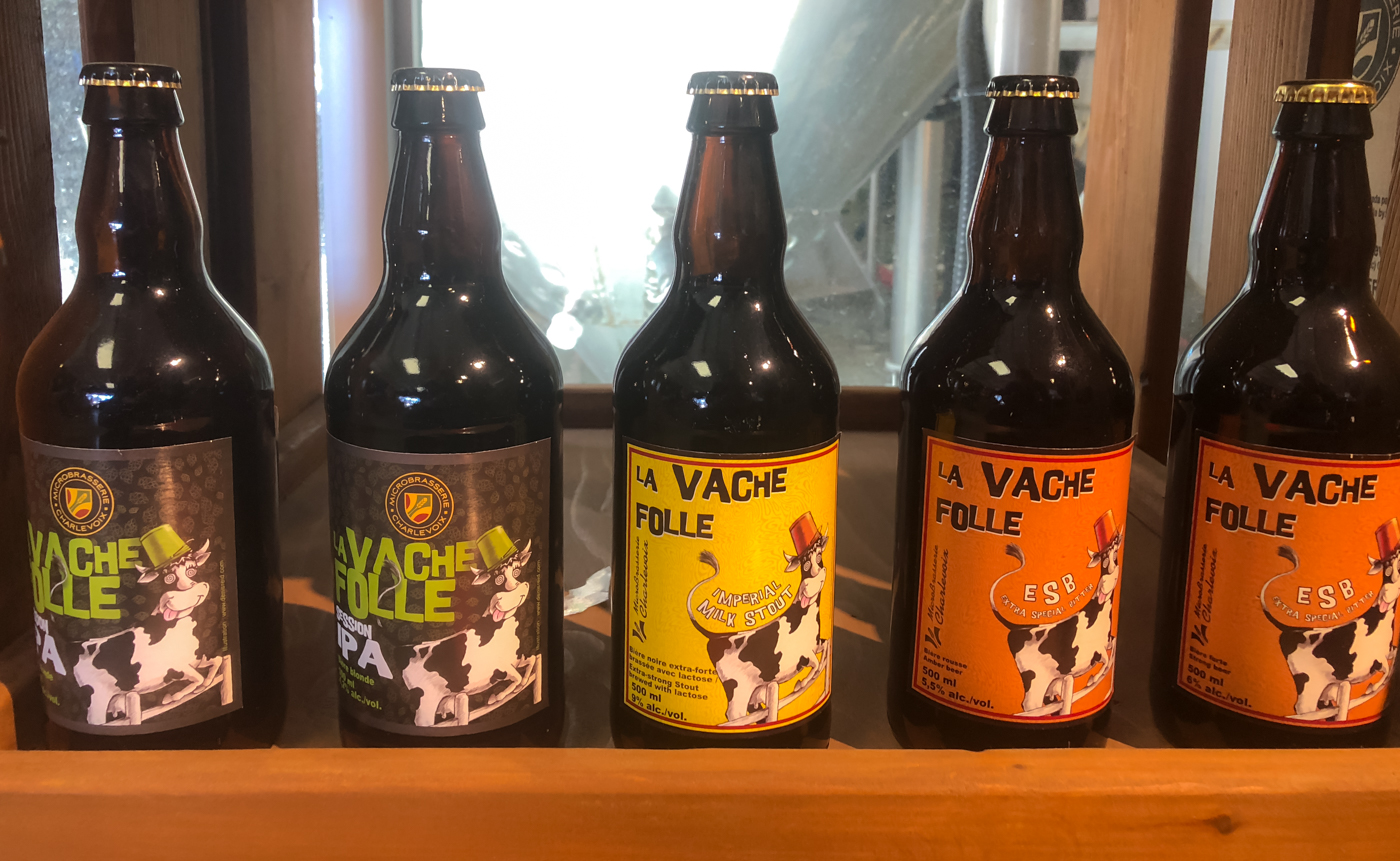 Bouteilles de la Vache Folle - Microbrasserie Charlevoix