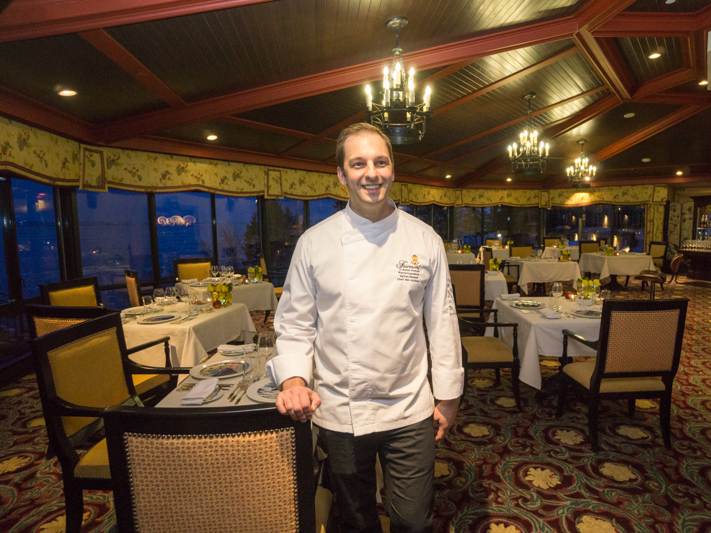 Pierre-Laurence Valton-Simard, chef du Charlevoix au Fairmont Manoir Richelieu